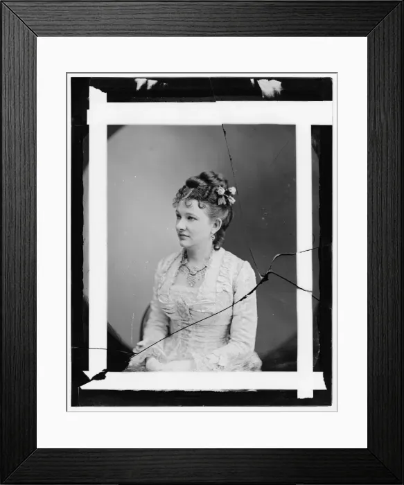 Framed Print : Emma Abbott, singer, between 1865 and 1880. Creator: Unknown Framed Print : Emma Abbott, singer, between 1865 and 1880. Creator: Unknown