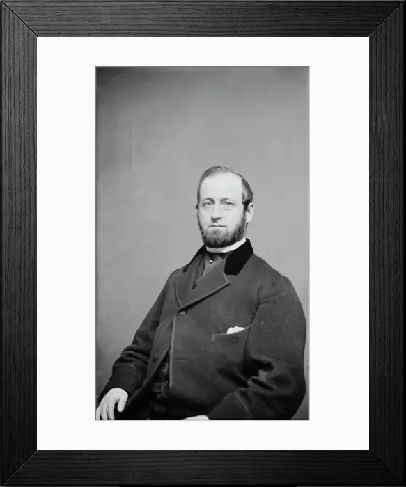 Framed Print : Anson Stager, between 1855 and 1865. Creator: Unknown Framed Print : Anson Stager, between 1855 and 1865. Creator: Unknown