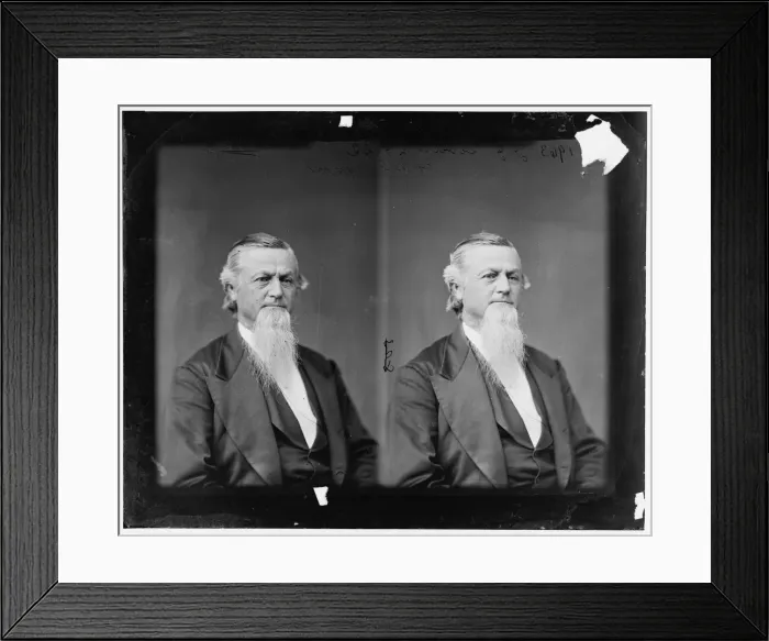 Framed Print : George Gibbs Dibrell of Tennessee, c. 1865-1880. Creator: Unknown Framed Print : George Gibbs Dibrell of Tennessee, c. 1865-1880. Creator: Unknown