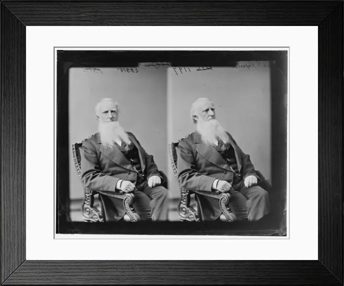 Framed Print : Allen Taylor Caperton of West Virginia, 1865-1880. Creator: Unknown Framed Print : Allen Taylor Caperton of West Virginia, 1865-1880. Creator: Unknown