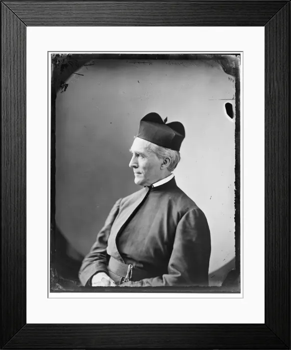 Framed Print : Father B. A. McGuire, between 1865 and 1880. Creator: Unknown Framed Print : Father B. A. McGuire, between 1865 and 1880. Creator: Unknown
