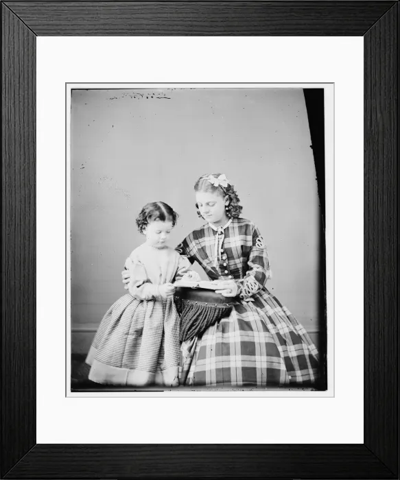 Framed Print : Misses Walker & Eldridge, between 1855 and 1865. Creator: Unknown