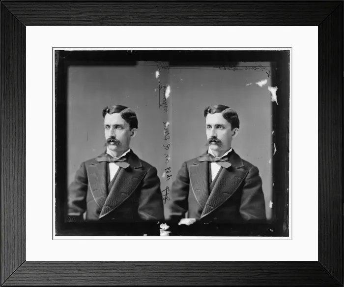 Framed Print : William Randolph Steele of Wyoming, 1865-1880. Creator: Unknown Framed Print : William Randolph Steele of Wyoming, 1865-1880. Creator: Unknown