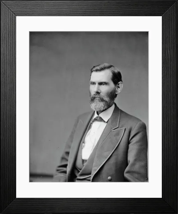 Framed Print : Thomas Jefferson Cason of Indiana, between 1865 and 1880. Creator: Unknown Framed Print : Thomas Jefferson Cason of Indiana, between 1865 and 1880. Creator: Unknown