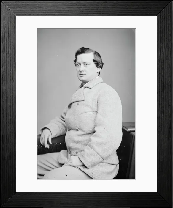 Framed Print : J. K. Mortimer, between 1855 and 1865. Creator: Unknown Framed Print : J. K. Mortimer, between 1855 and 1865. Creator: Unknown
