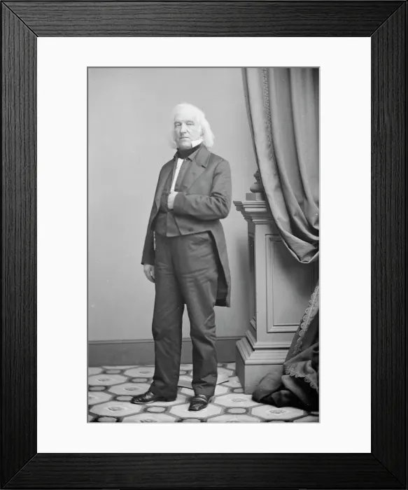 Framed Print : Daniel Stevens Dickinson of New York, between 1855 and 1865. Creator: Unknown Framed Print : Daniel Stevens Dickinson of New York, between 1855 and 1865. Creator: Unknown