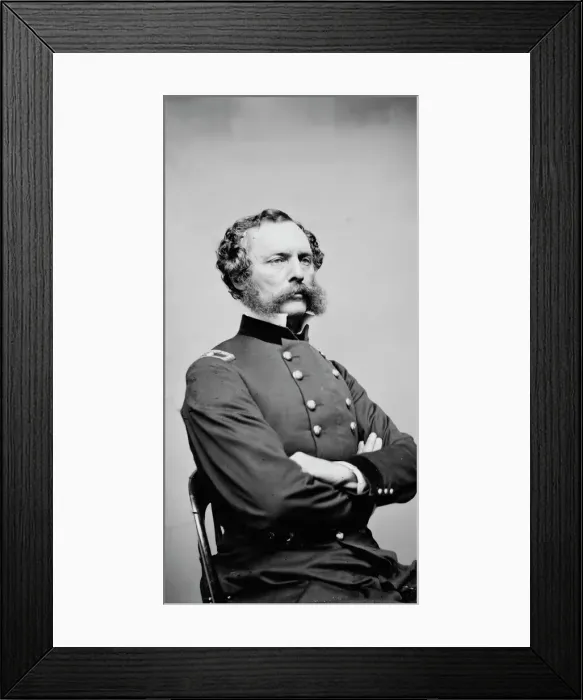 Framed Print : General Randolph B. Marcy, US Army, between 1855 and 1865. Creator: Unknown Framed Print : General Randolph B. Marcy, US Army, between 1855 and 1865. Creator: Unknown