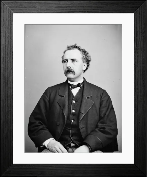 Framed Print : George H. Boker, between 1855 and 1865. Creator: Unknown Framed Print : George H. Boker, between 1855 and 1865. Creator: Unknown