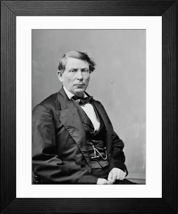 Framed Print : D. P. Holoway, between 1855 and 1865. Creator: Unknown Framed Print : D. P. Holoway, between 1855 and 1865. Creator: Unknown