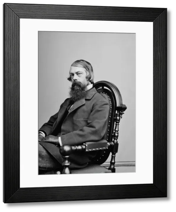 Framed Print : Samuel Greene Arnold Junior of Rhode Island, between 1855 and 1865. Creator: Unknown Framed Print : Samuel Greene Arnold Junior of Rhode Island, between 1855 and 1865. Creator: Unknown