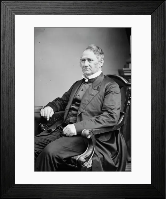 Framed Print : Reverend E. Burr, between 1855 and 1865. Creator: Unknown Framed Print : Reverend E. Burr, between 1855 and 1865. Creator: Unknown