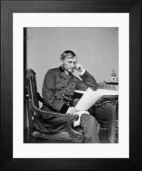 Framed Print : General [Hugh] Judson Kilpatrick, between 1855 and 1865. Creator: Unknown