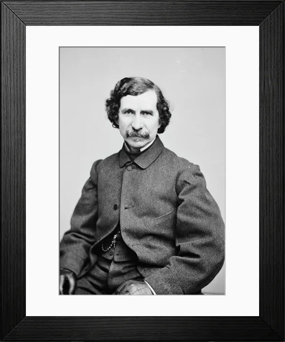 Framed Print : George Peter Alexander Healy, between 1855 and 1865. Creator: Unknown Framed Print : George Peter Alexander Healy, between 1855 and 1865. Creator: Unknown