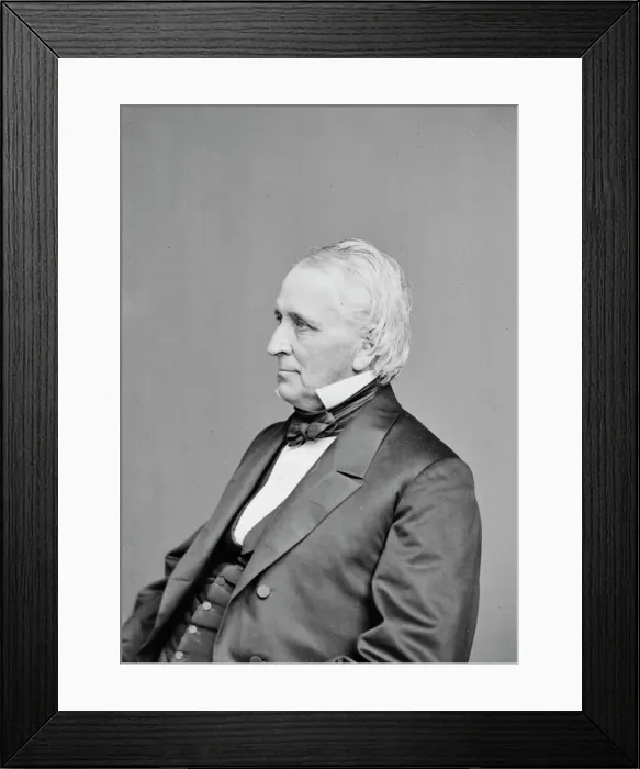 Framed Print : Solomon Foot of Vermont, between 1855 and 1865. Creator: Unknown Framed Print : Solomon Foot of Vermont, between 1855 and 1865. Creator: Unknown