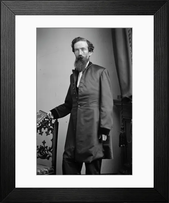 Framed Print : Rev. Kelley, between 1855 and 1865. Creator: Unknown Framed Print : Rev. Kelley, between 1855 and 1865. Creator: Unknown