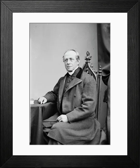 Framed Print : Rev. S. A. Crane, between 1855 and 1865. Creator: Unknown