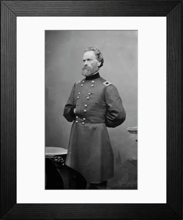 Framed Print : General Robert Cowdin, between 1855 and 1865. Creator: Unknown Framed Print : General Robert Cowdin, between 1855 and 1865. Creator: Unknown