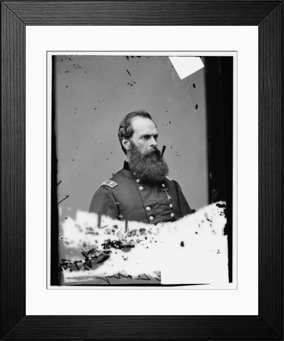 Framed Print : General John White Geary, between 1855 and 1865. Creator: Unknown Framed Print : General John White Geary, between 1855 and 1865. Creator: Unknown