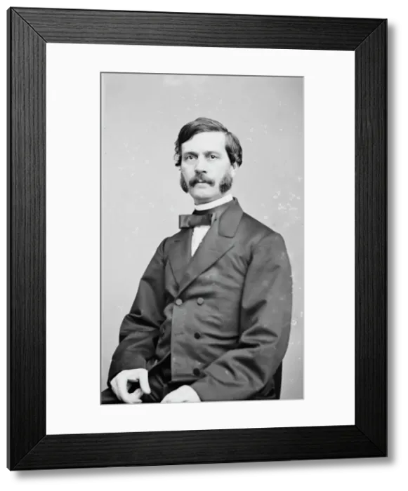 Framed Print : George Wilkes, between 1855 and 1865. Creator: Unknown Framed Print : George Wilkes, between 1855 and 1865. Creator: Unknown