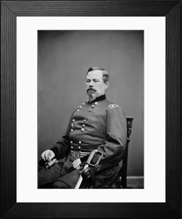 Framed Print : General Irvin McDowell, between 1855 and 1865. Creator: Unknown Framed Print : General Irvin McDowell, between 1855 and 1865. Creator: Unknown