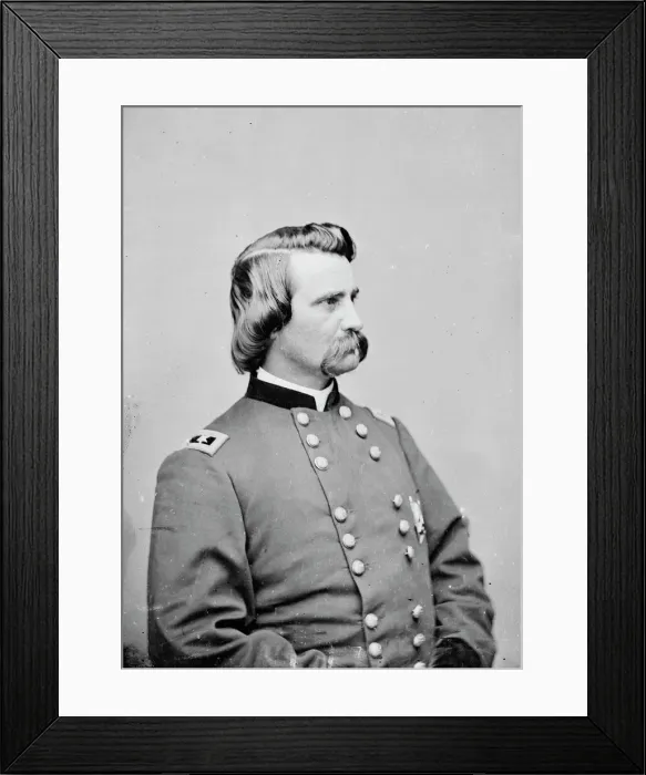 Framed Print : General John A. Logan, between 1855 and 1865. Creator: Unknown