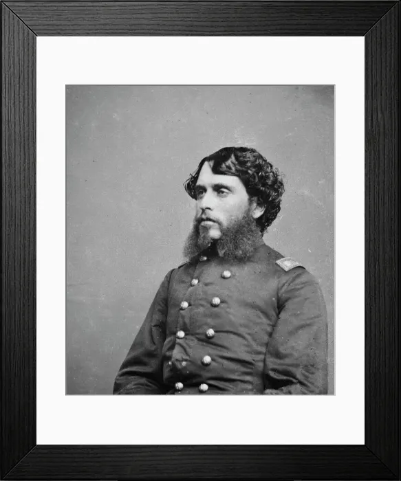 Framed Print : Lieutenant Colonel William H. Sackett, between 1855 and 1864. Creator: Unknown Framed Print : Lieutenant Colonel William H. Sackett, between 1855 and 1864. Creator: Unknown