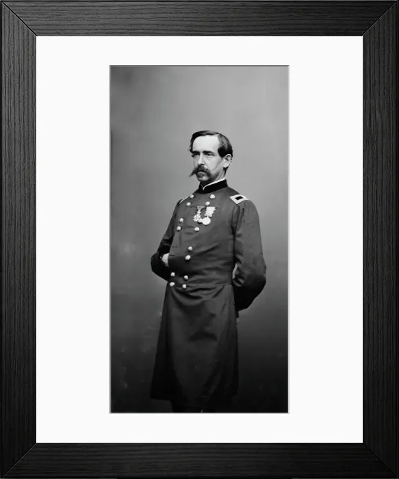 Framed Print : General Gustave Paul Cluseret, between 1855 and 1865. Creator: Unknown Framed Print : General Gustave Paul Cluseret, between 1855 and 1865. Creator: Unknown