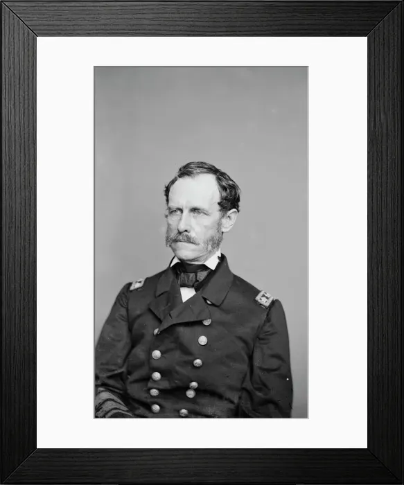 Framed Print : Admiral John Adolphus Bernard Dahlgren, US Navy, between 1855 and 1865. Creator: Unknown Framed Print : Admiral John Adolphus Bernard Dahlgren, US Navy, between 1855 and 1865. Creator: Unknown