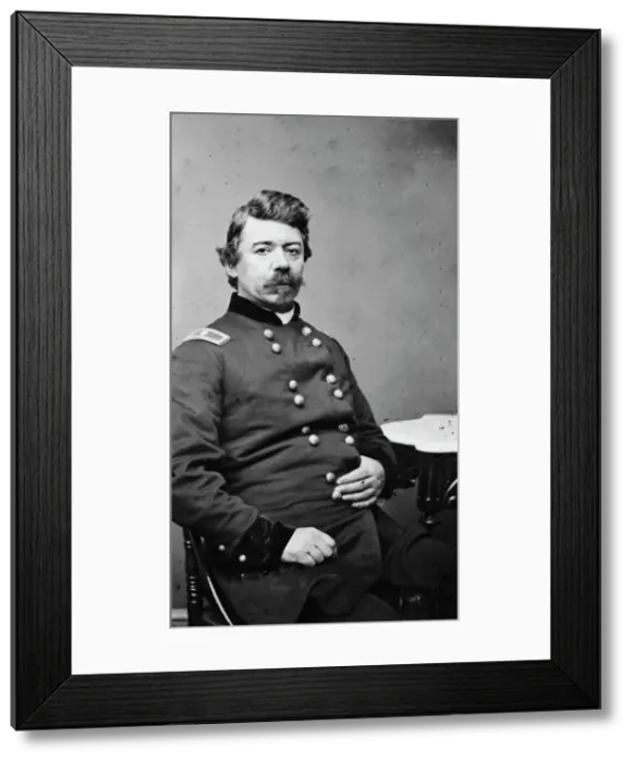 Framed Print : Brigadier General William High Keim, US Army, between 1855 and 1865. Creator: Unknown Framed Print : Brigadier General William High Keim, US Army, between 1855 and 1865. Creator: Unknown