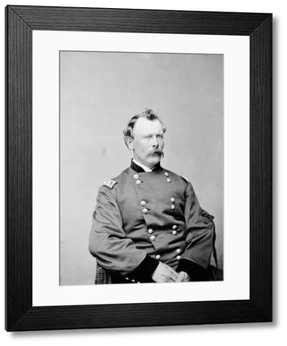 Framed Print : Major General Thomas Casimer Devin, US Army, between 1855 and 1865. Creator: Unknown Framed Print : Major General Thomas Casimer Devin, US Army, between 1855 and 1865. Creator: Unknown