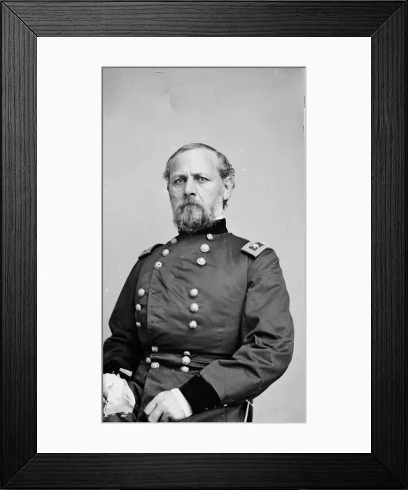 Framed Print : General Don Carlos Buell, between 1855 and 1865. Creator: Unknown Framed Print : General Don Carlos Buell, between 1855 and 1865. Creator: Unknown