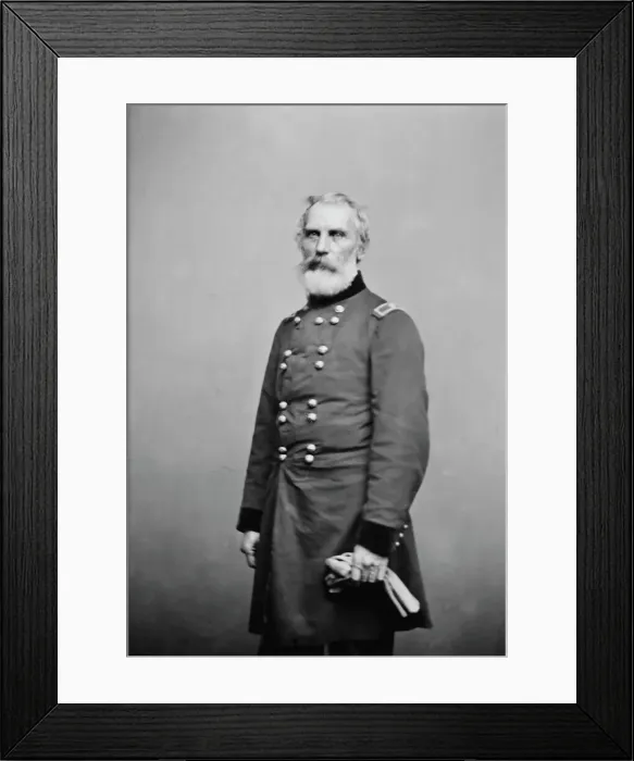 Framed Print : General John Joseph Abercrombie, between 1855 and 1865. Creator: Unknown Framed Print : General John Joseph Abercrombie, between 1855 and 1865. Creator: Unknown