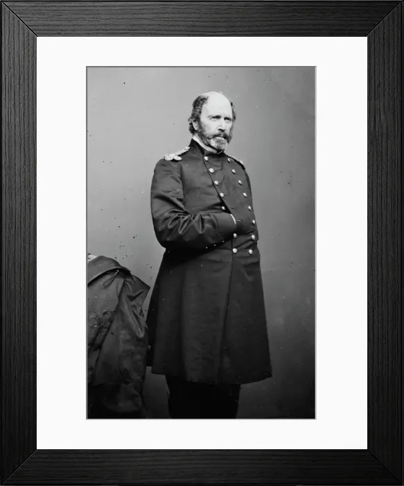 Framed Print : General Harris, between 1855 and 1865. Creator: Unknown Framed Print : General Harris, between 1855 and 1865. Creator: Unknown