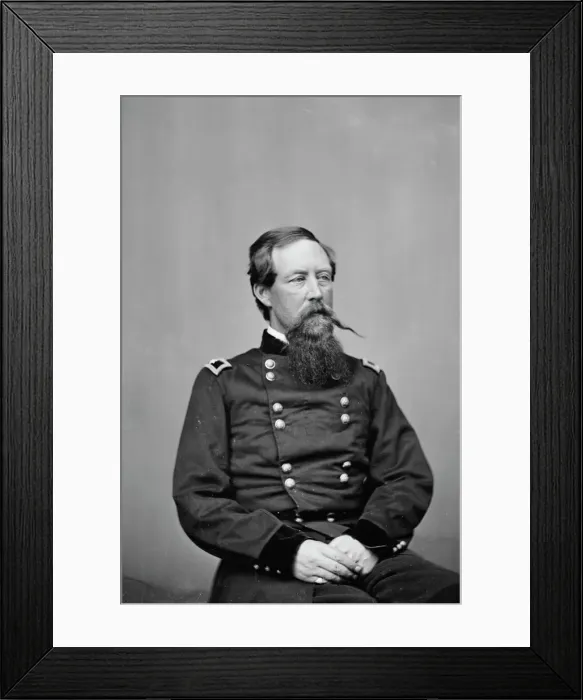 Framed Print : General Albion P. Howe, US Army, between 1855 and 1865. Creator: Unknown Framed Print : General Albion P. Howe, US Army, between 1855 and 1865. Creator: Unknown