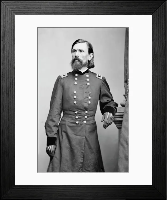 Framed Print : General Thomas L. Crittenden, between 1855 and 1865. Creator: Unknown Framed Print : General Thomas L. Crittenden, between 1855 and 1865. Creator: Unknown