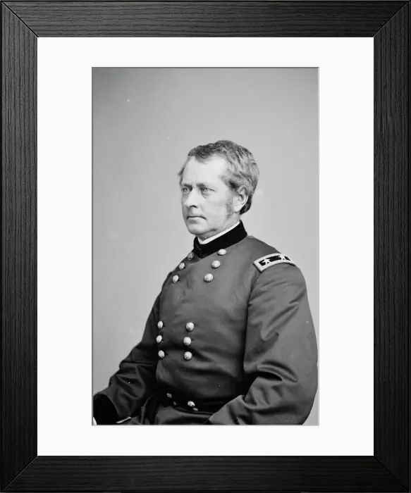 Framed Print : General Joseph Hooker, between 1855 and 1865. Creator: Unknown Framed Print : General Joseph Hooker, between 1855 and 1865. Creator: Unknown