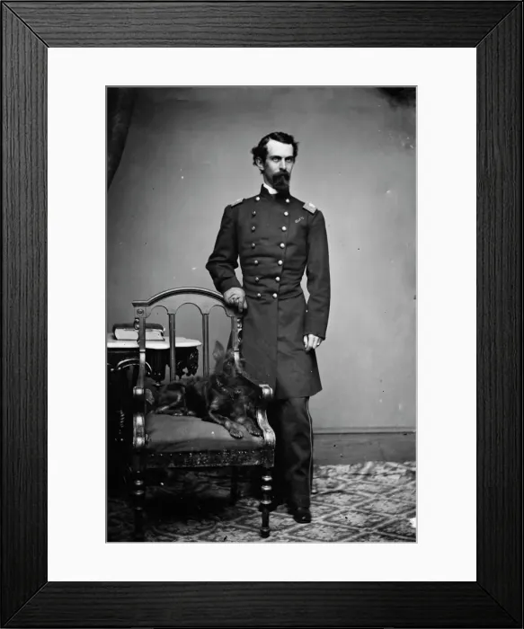 Framed Print : Colonel Henry Adam Smalley, between 1855 and 1865. Creator: Unknown Framed Print : Colonel Henry Adam Smalley, between 1855 and 1865. Creator: Unknown