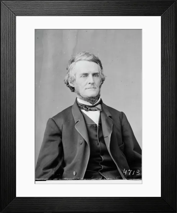 Framed Print : Governor William Dennison, between 1855 and 1865. Creator: Unknown Framed Print : Governor William Dennison, between 1855 and 1865. Creator: Unknown