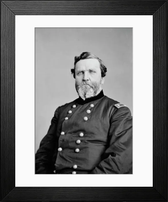 Framed Print : General George H. Thomas, between 1855 and 1865. Creator: Unknown Framed Print : General George H. Thomas, between 1855 and 1865. Creator: Unknown