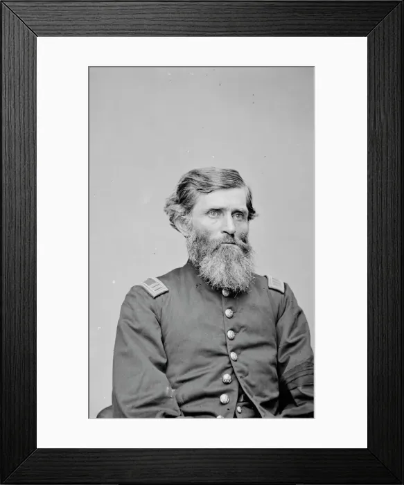 Framed Print : Captain J. M. Robinson, US Army, between 1855 and 1865. Creator: Unknown Framed Print : Captain J. M. Robinson, US Army, between 1855 and 1865. Creator: Unknown