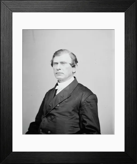 Framed Print : Bishop (Matthew) Simpson, between 1855 and 1865. Creator: Unknown Framed Print : Bishop (Matthew) Simpson, between 1855 and 1865. Creator: Unknown