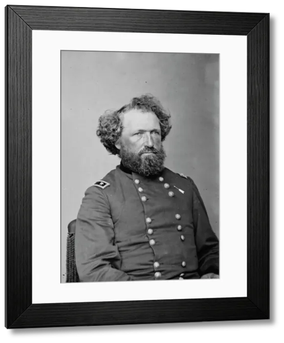 Framed Print : General Mortimer Dormer Leggett, between 1855 and 1865. Creator: Unknown Framed Print : General Mortimer Dormer Leggett, between 1855 and 1865. Creator: Unknown