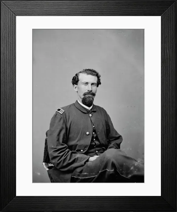 Framed Print : Captain Cameron, between 1855 and 1865. Creator: Unknown Framed Print : Captain Cameron, between 1855 and 1865. Creator: Unknown