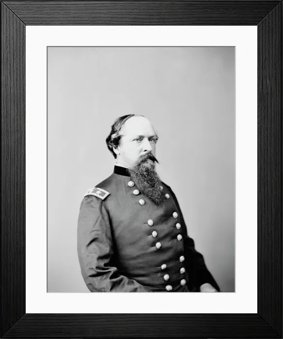 Framed Print : General James B. Ricketts, US Army, between 1855 and 1865. Creator: Unknown Framed Print : General James B. Ricketts, US Army, between 1855 and 1865. Creator: Unknown