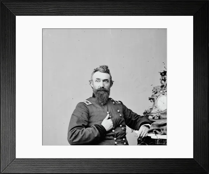 Framed Print : General Nathan Kimball, between 1855 and 1865. Creator: Unknown Framed Print : General Nathan Kimball, between 1855 and 1865. Creator: Unknown