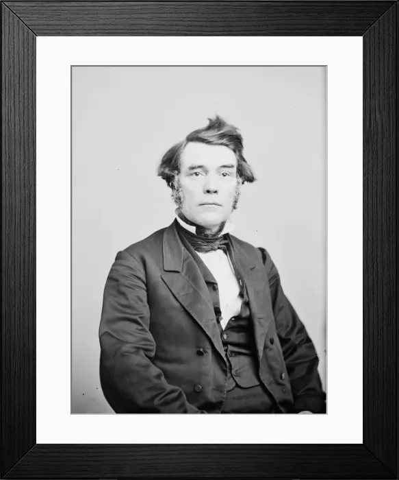 Framed Print : Bishop Calvin Kingsley, between 1855 and 1865. Creator: Unknown Framed Print : Bishop Calvin Kingsley, between 1855 and 1865. Creator: Unknown