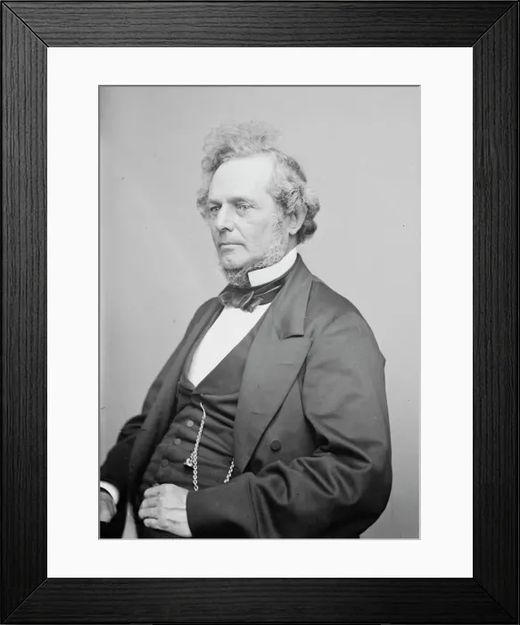 Framed Print : Richard March Hoe, between 1855 and 1865. Creator: Unknown Framed Print : Richard March Hoe, between 1855 and 1865. Creator: Unknown