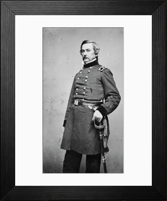 Framed Print : General Willis A. Gorman, US Army, between 1855 and 1865. Creator: Unknown
