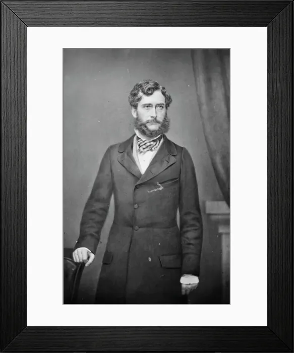 Framed Print : John Lothrop Motley, between 1855 and 1865. Creator: Unknown Framed Print : John Lothrop Motley, between 1855 and 1865. Creator: Unknown
