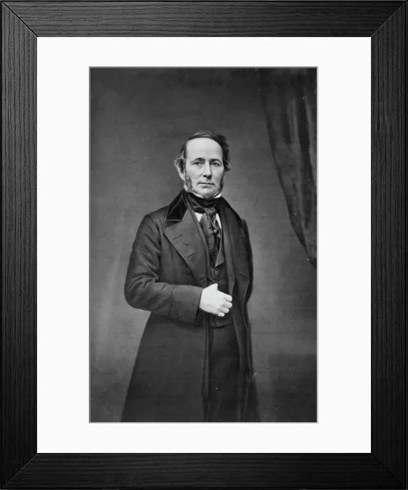 Framed Print : William Curtis Noyes, between 1855 and 1865. Creator: Unknown Framed Print : William Curtis Noyes, between 1855 and 1865. Creator: Unknown